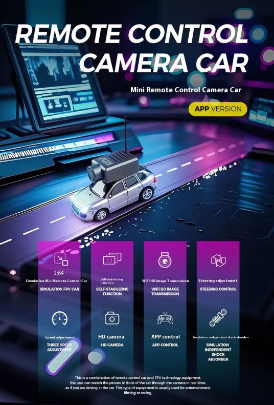 NexPixel Mini Coche Con Camara Incluida