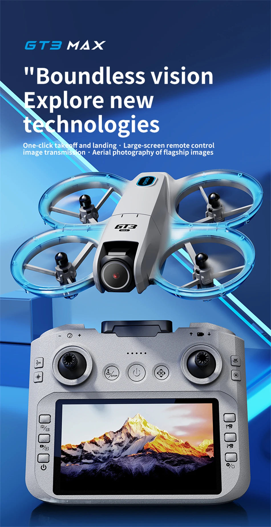 NEXPIXEL Dron Profesional Con Control 8K