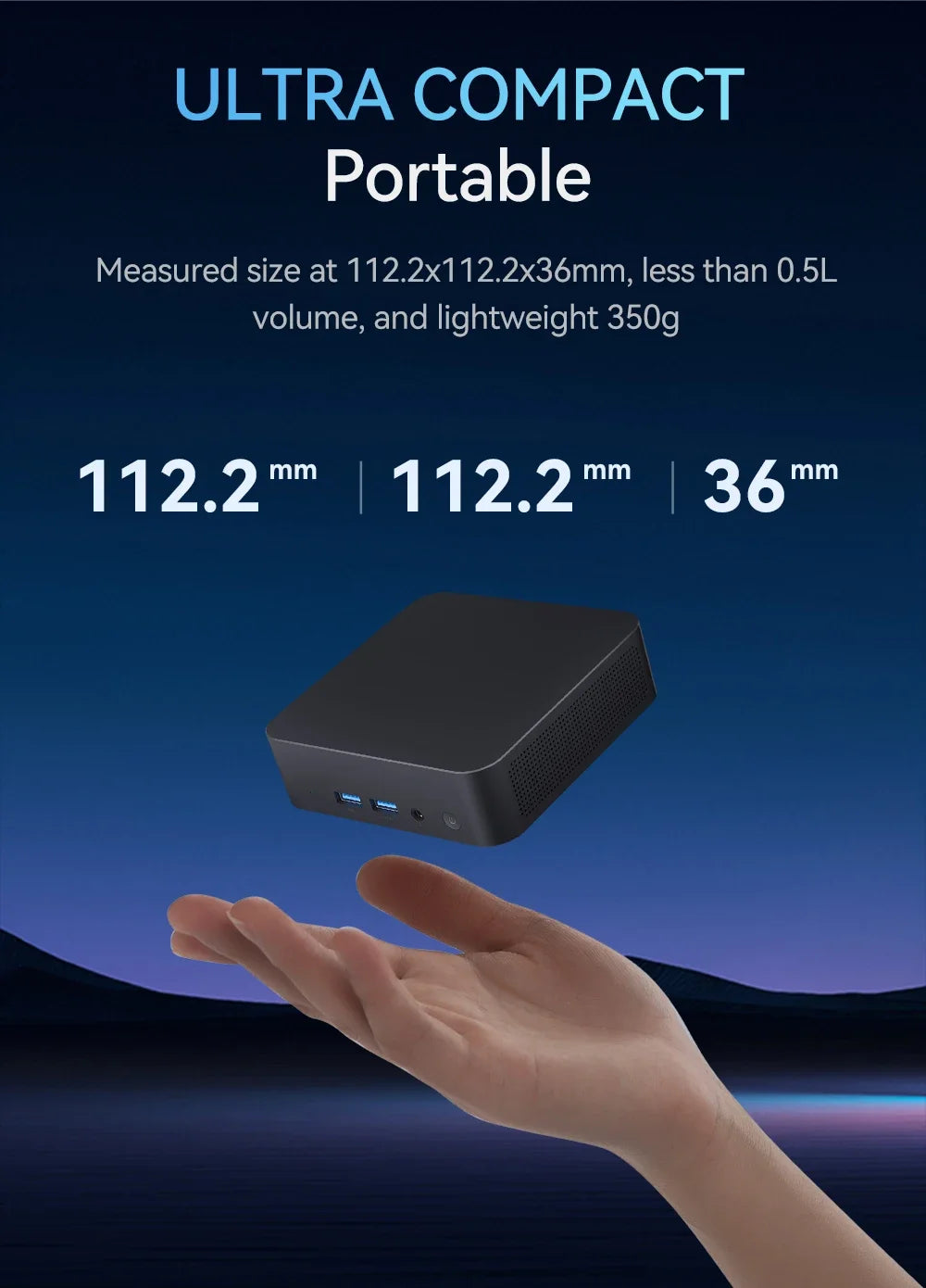 NEXPIXEL Mini PC Windows 11 4K