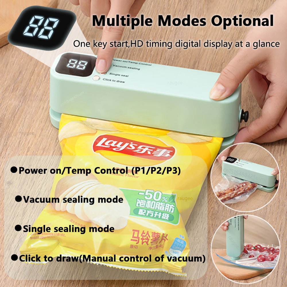 NEXPIXEL Selladora Al Vacio Inalámbrica