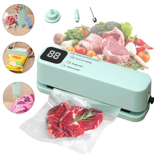 NexPixel Selladora Al Vacío Inalámbrica Recargable Para Alimentos
