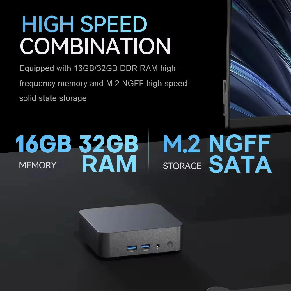 NEXPIXEL Mini PC Windows 11 4K