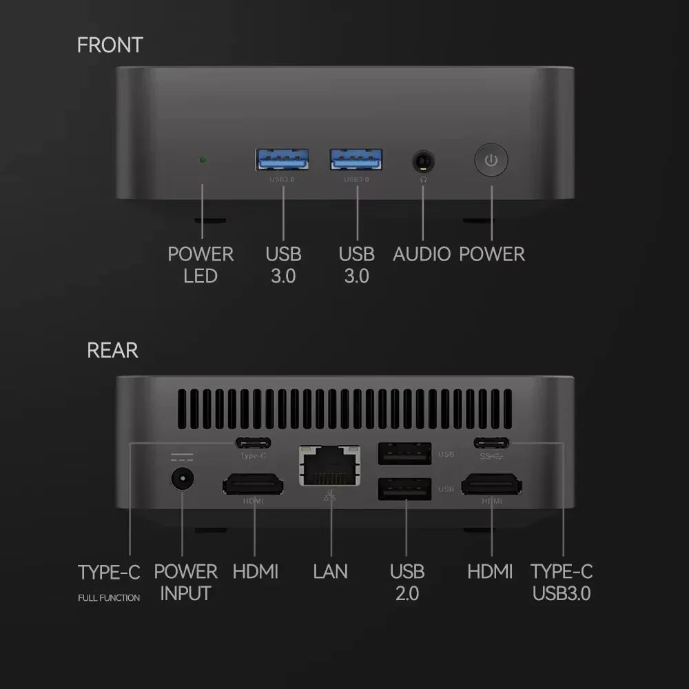 NEXPIXEL Mini PC Windows 11 4K