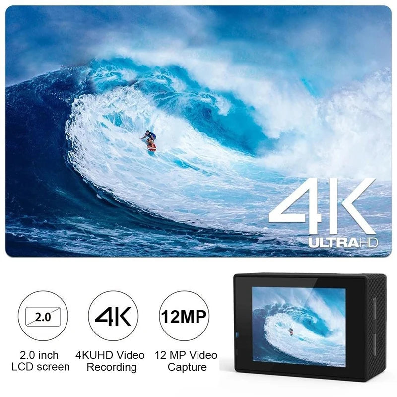 NEXPIXEL Camara Deportiva Full HD 30 FPS Con Wifi