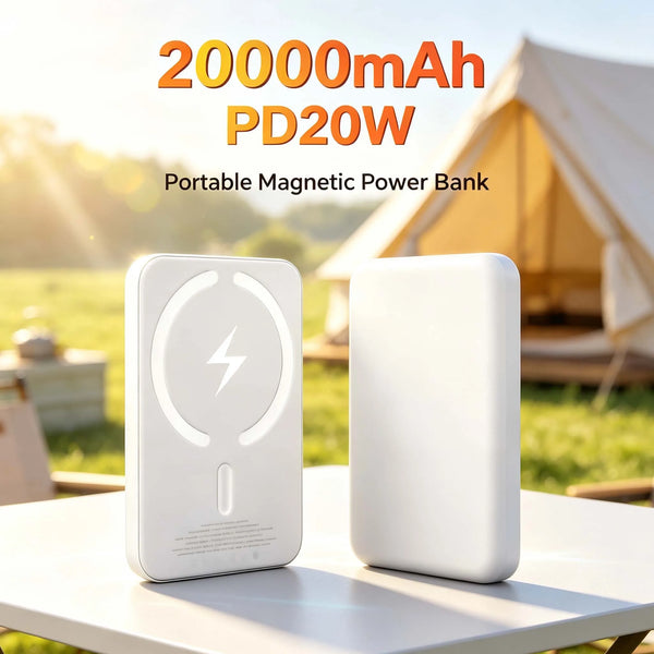NexPixel Batería Externa Inalámbrica Carga Rápida Power Bank Portátil