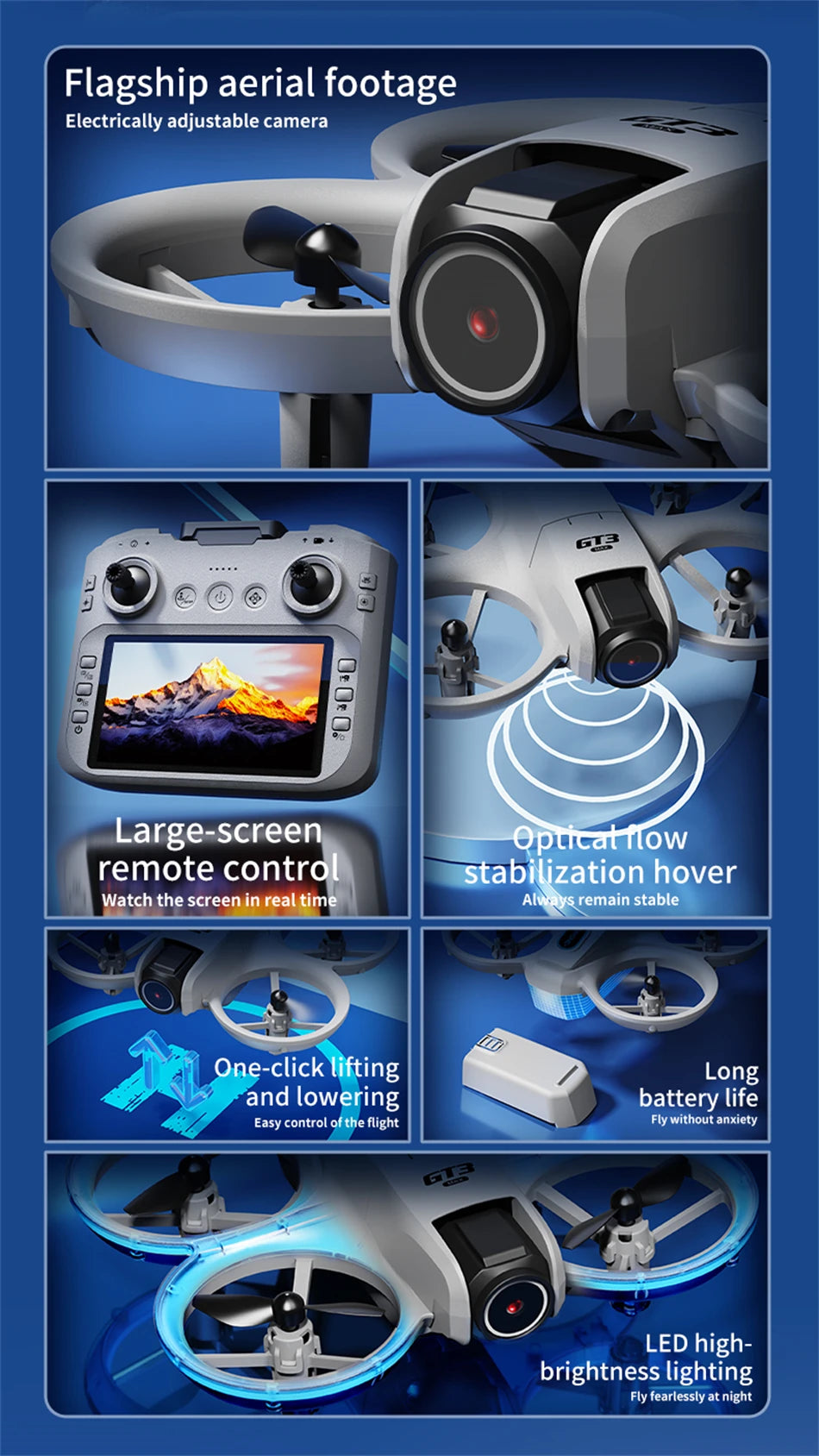 NEXPIXEL Dron Profesional Con Control 8K