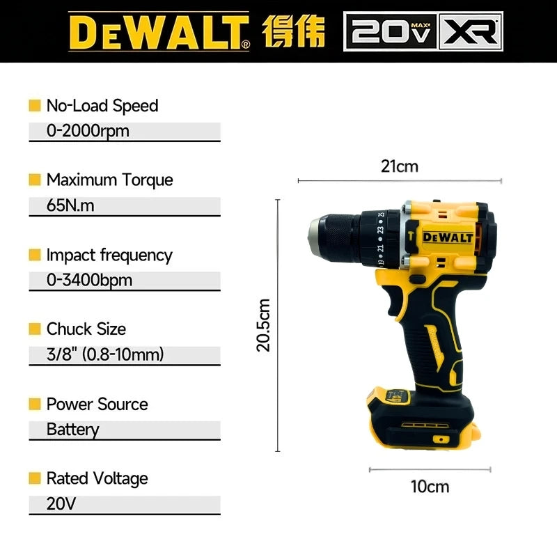 NEXPIXEL Destornillador DEWALT Inalámbrico 20V