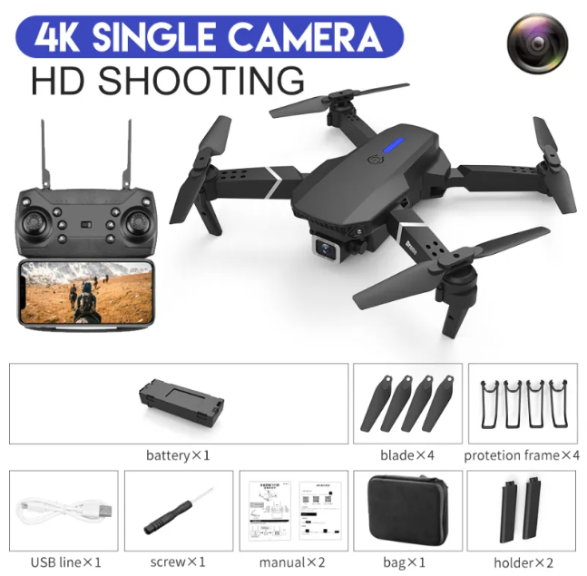 NEXPIXEL Dron Con Camara 4K